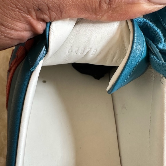 GUCCI Interlocking G Logo Leather Sneakers authentic - Picture 5 of 7